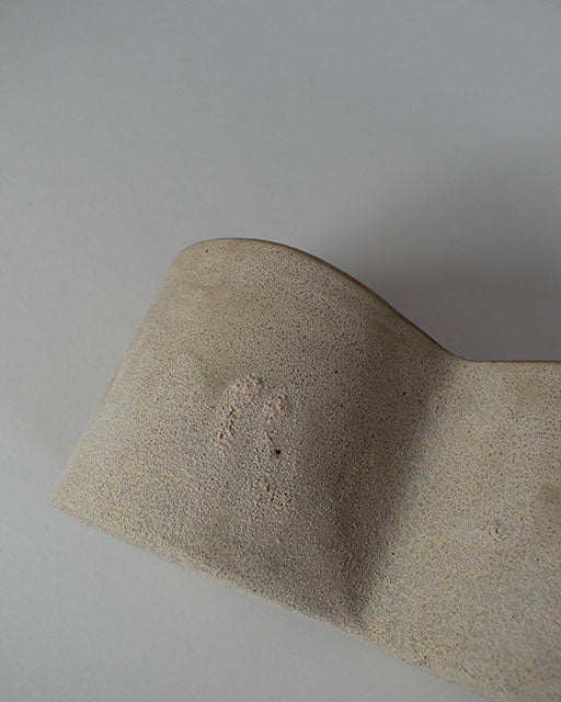 Volcanic Zen Sculpture with Notches