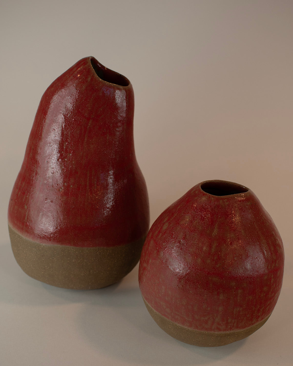 Red on Red - Tall Vessel