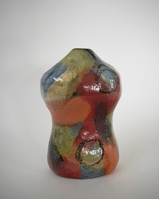 Abstract Painted Vessel