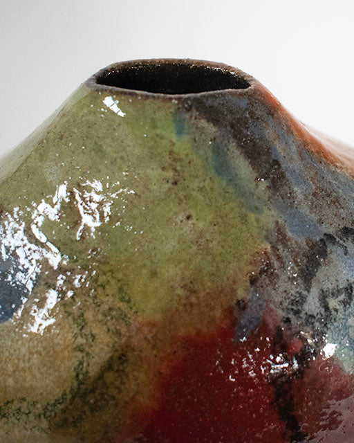 Abstract Painted Vessel