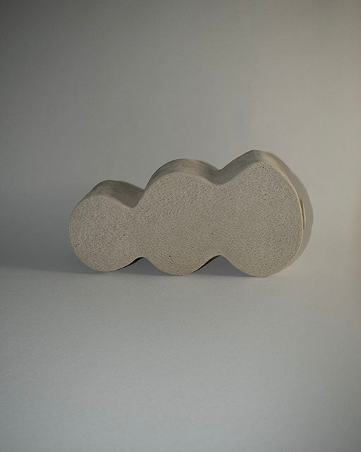 Volcanic Zen Sculpture with Notches