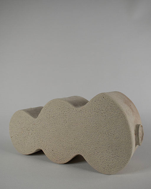 Volcanic Zen Sculpture with Notches